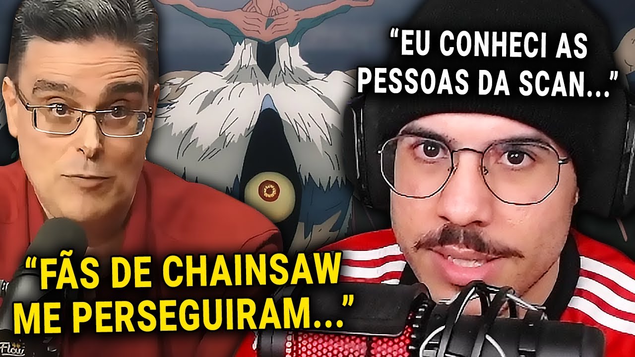 GUILHERME BRIGGS ABRE O JOGO SOBRE CHAINSAW MAN | Michi Reage (Cortes do Flow)