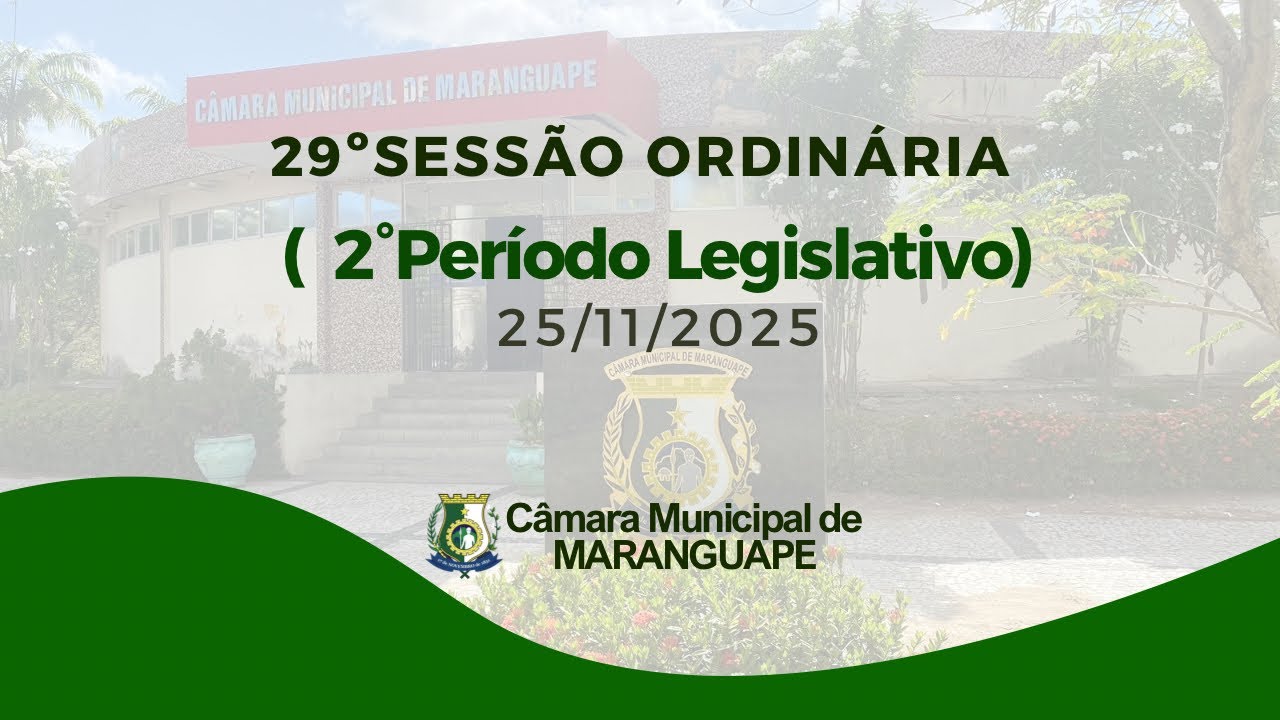 29º Sessão Ordinária 25/11/2025