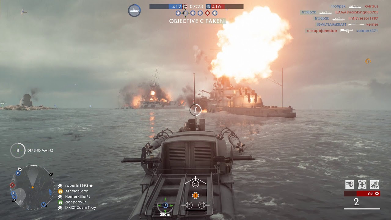 No Commentary Battlefield 1: Heligoland Bight Naval Warfare