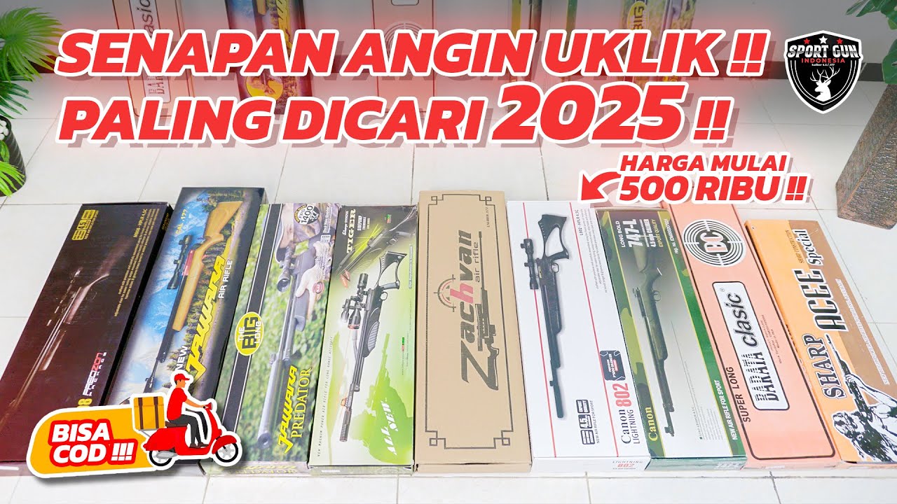 SENAPAN ANGIN UKLIK PALING DICARI TAHUN 2025!! PROMO 11.11 HARGA 500 RIBU SUDAH DAPAT SENAPAN UKLIK