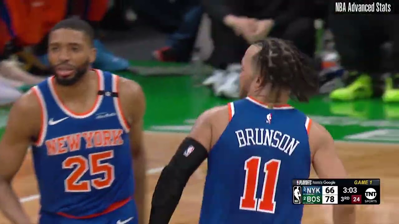 Jalen Brunson Highlights vs Boston Celtics | 2025 ECSF Game 1