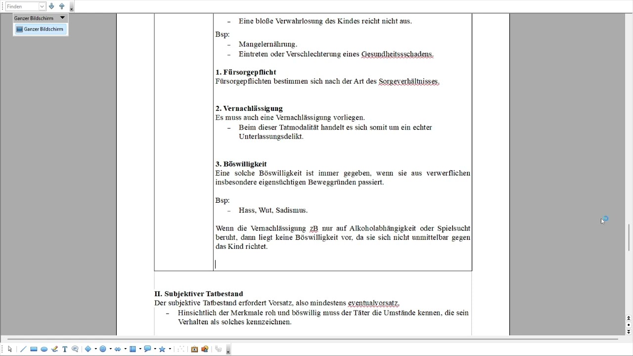 7. § 225 StGB: Mißhandlung von Schutzbefohlenen