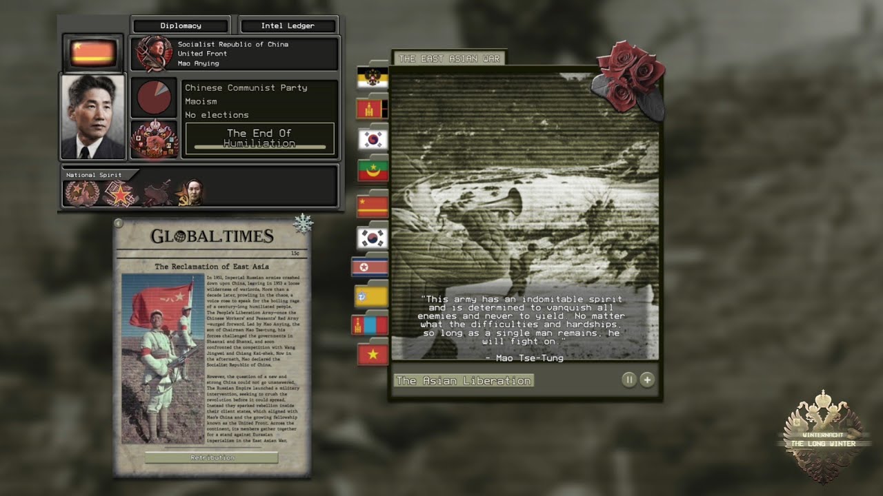 East Asian War Superevent - Winternacht: The Long Winter [PAX HISTORIA - Communist China]