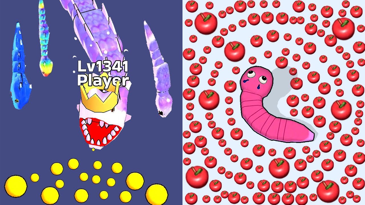🐍 SNAKE CLASH vs 🐛 WORMS.IO 🔥 EPIC BATTLE!