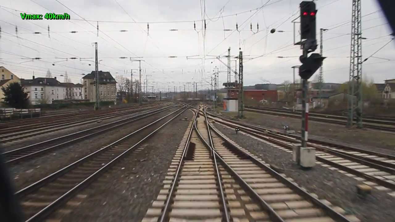 Führerstandsmitfahrt - Kohlezug Bottrop - Mark-Elverlingsen - BR 189 - TEIL 1
