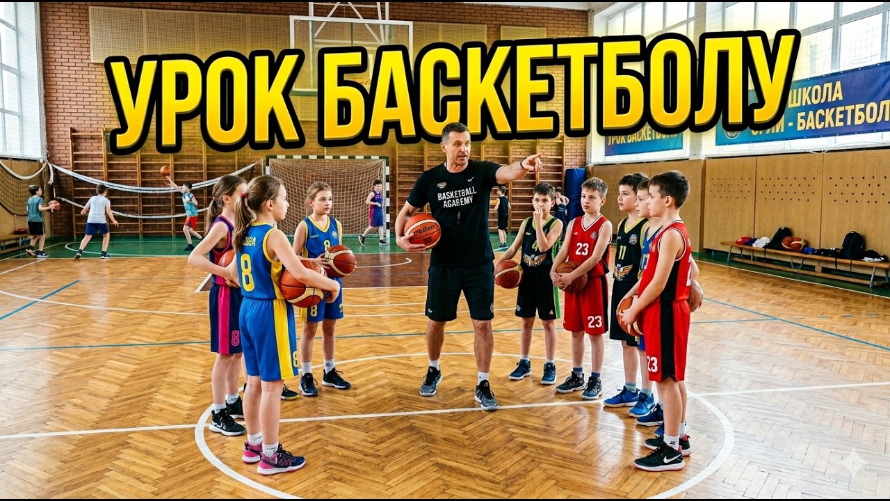 Інноваційний урок фізичної культури з елементами баскетболу!