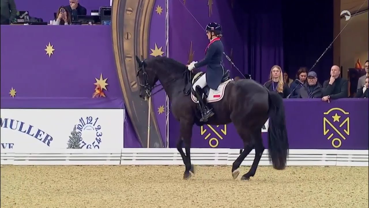 Sandra Sysojeva MAXIMA BELLA 74.348 %  TOP 12 Dressage Final Frankfurt 2025