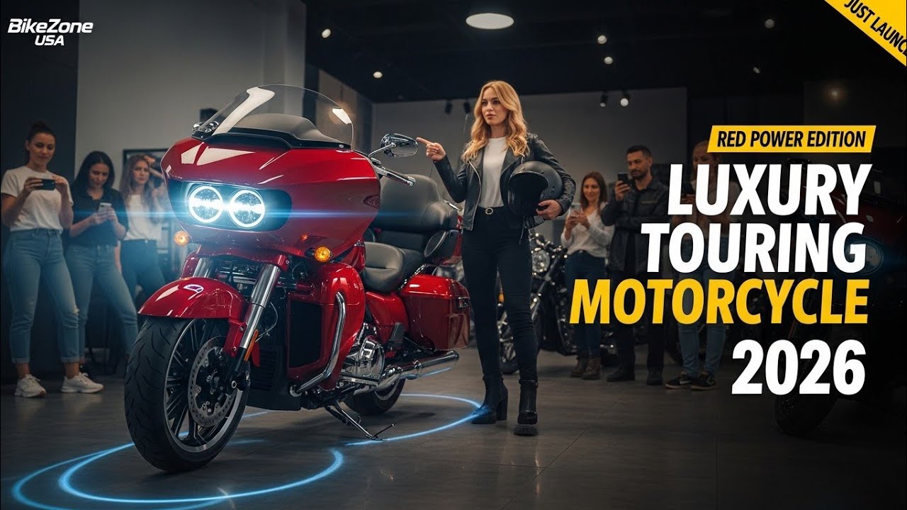 Luxury Touring Motorcycle 2026 😍 Ultimate Comfort & Power! | BikeZone USA