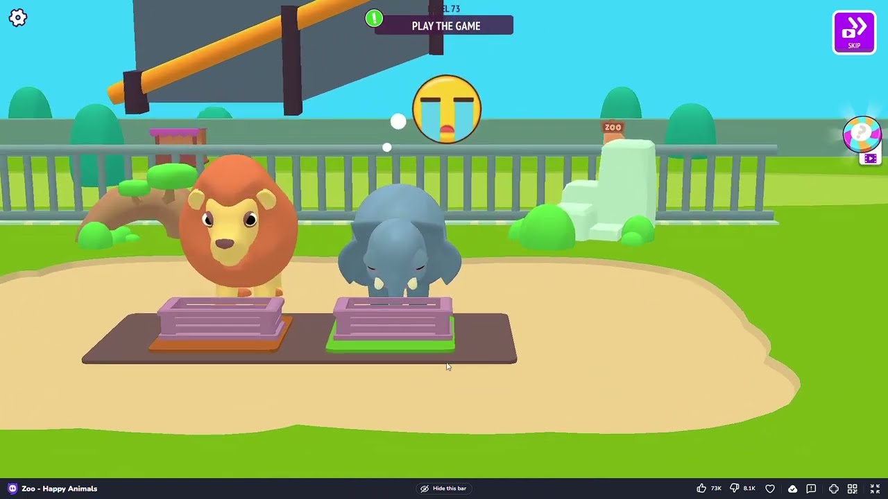 Zoo || Happy Animals 🕹️ Play on CrazyGames || Hawa Almahyra