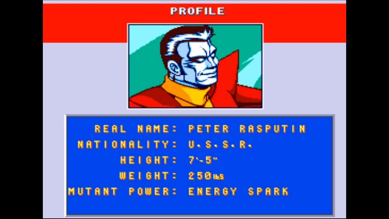 X-Men Arcade - Colossus Playthrough