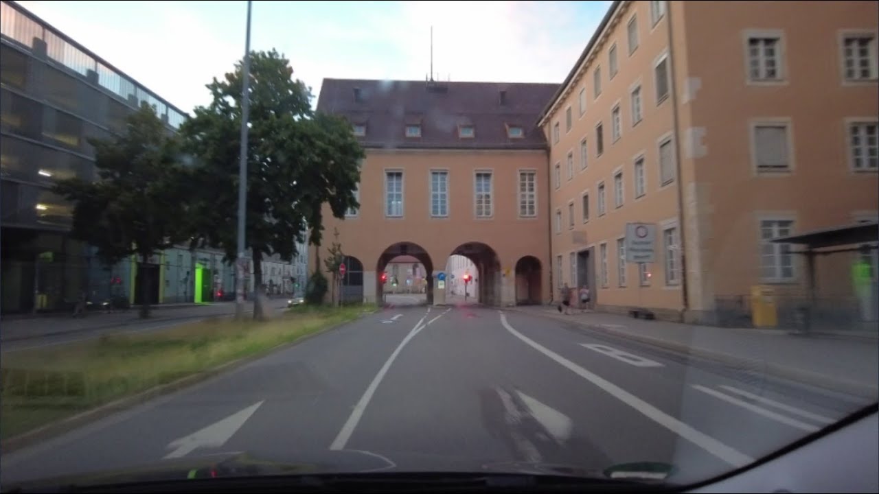 ドイツレンタカーの旅、ヴュルツブルク→レーゲンスブルク旧市街　2024年夏　ドイツ車窓の風景