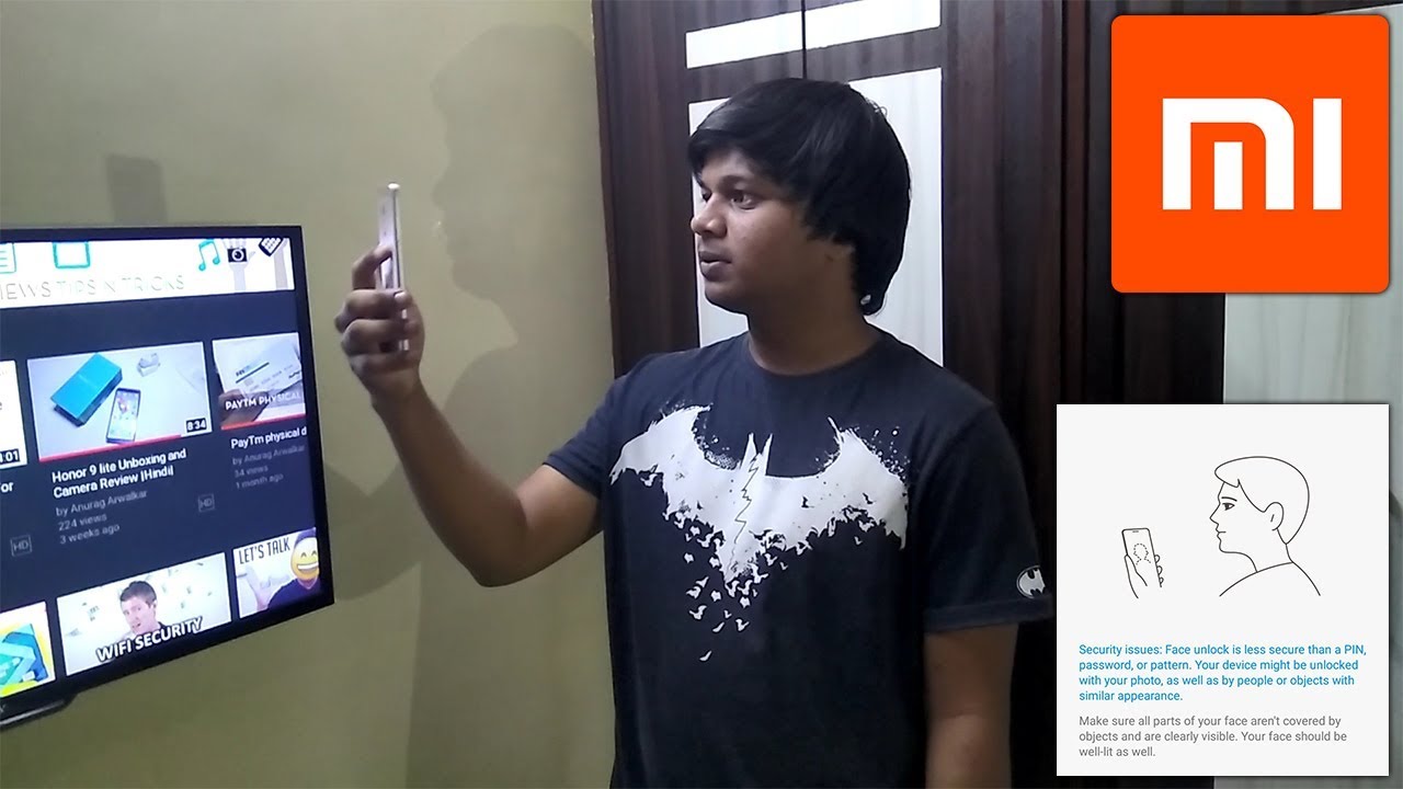 Enable Face Unlock in Redmi Note 4