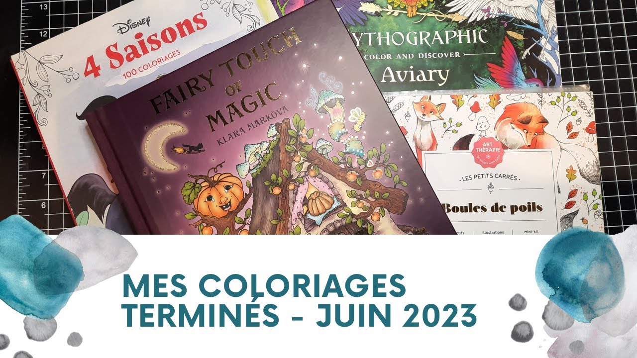 Mes coloriages terminés - Juin 2023