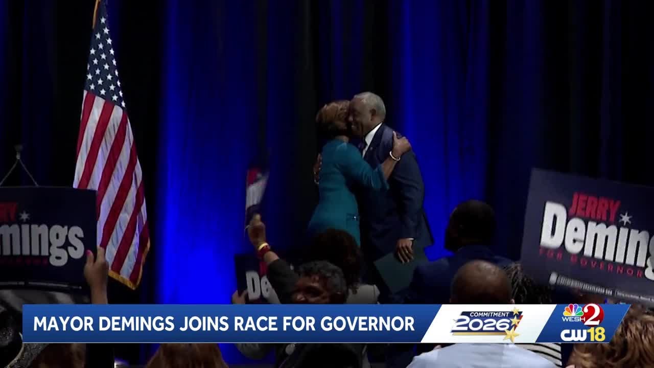 'They woke me up': Orange County Mayor Jerry Demings begins campaign for Florida governor