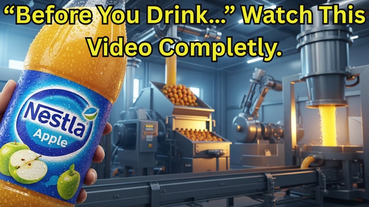 You Drink This Daily, But Never Knew How nestla apple juice Is Made