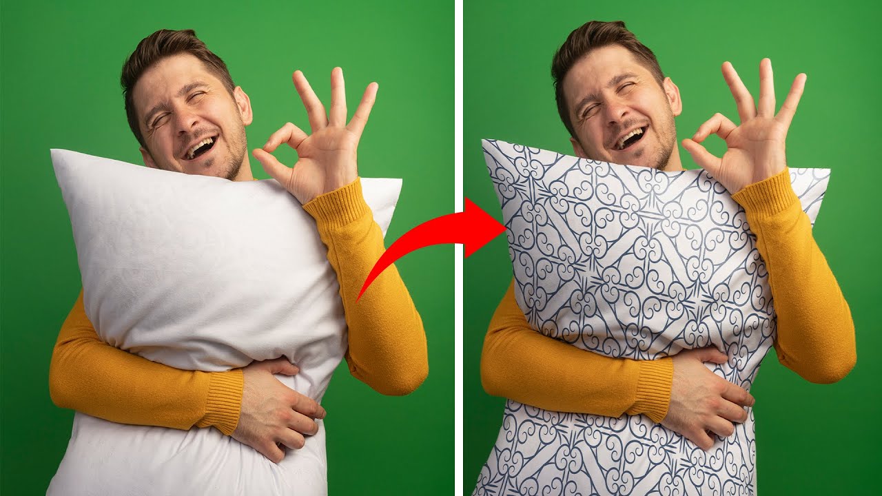 Pillow mockups  Short photoshop tutorial 2026