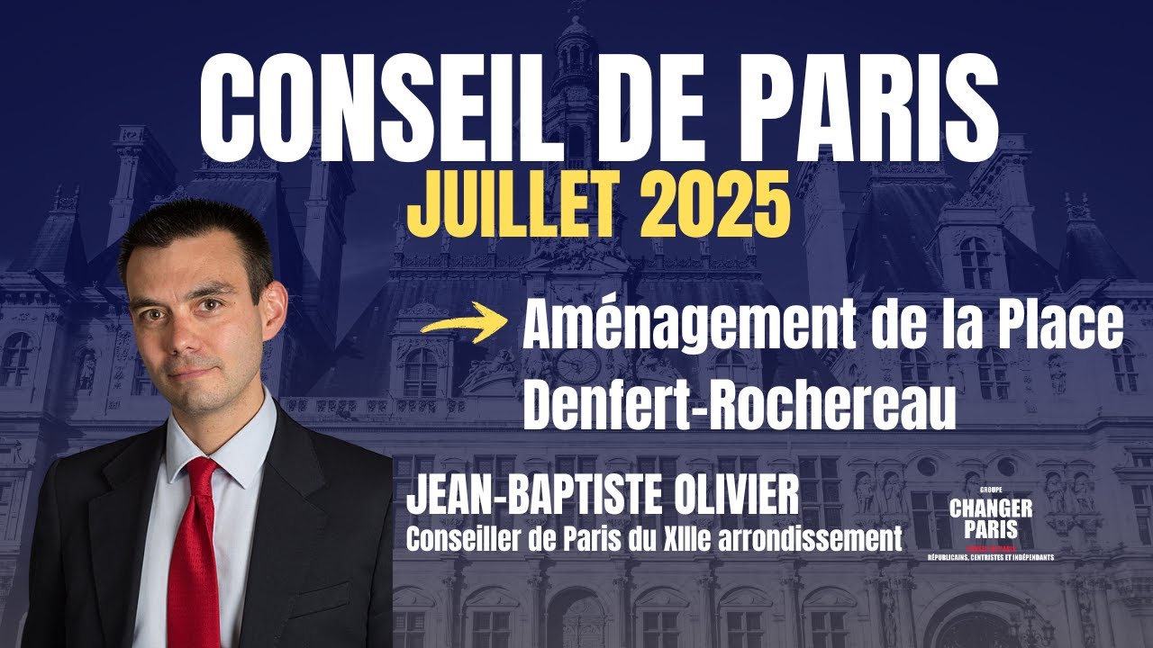 Jean-Baptiste Olivier - Projet d'am&eacute;nagement urbain de la place Denfert-Rochereau