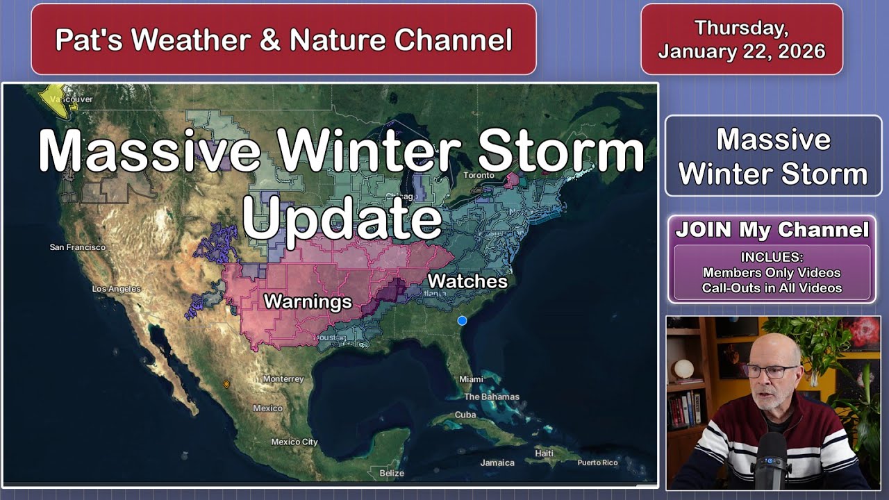 Massive Winter Storm Update Thursday Afternoon