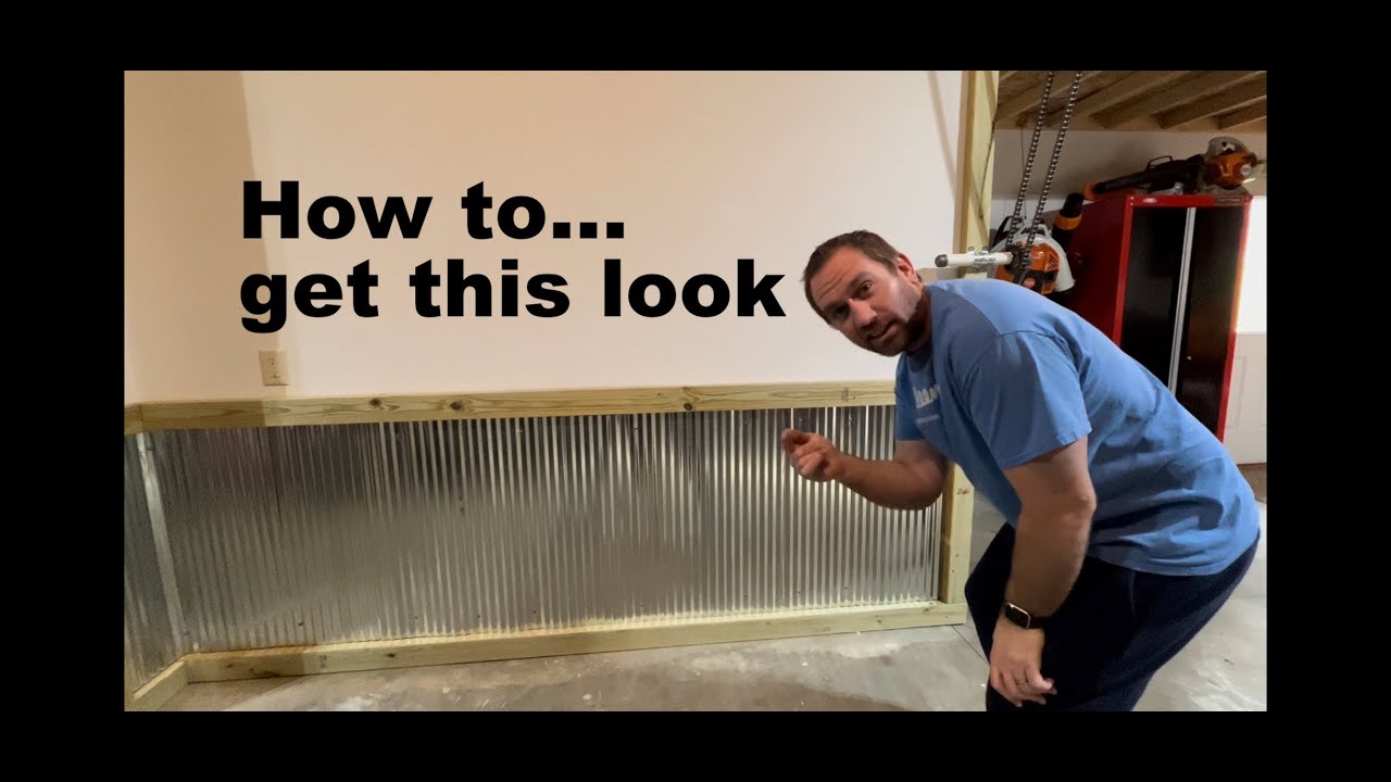 Upgrade your garage with corrugated steel - Part 1