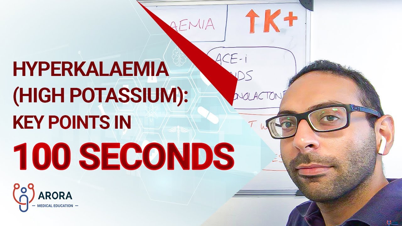 Hyperkalaemia (High Potassium): Key points in 100 seconds