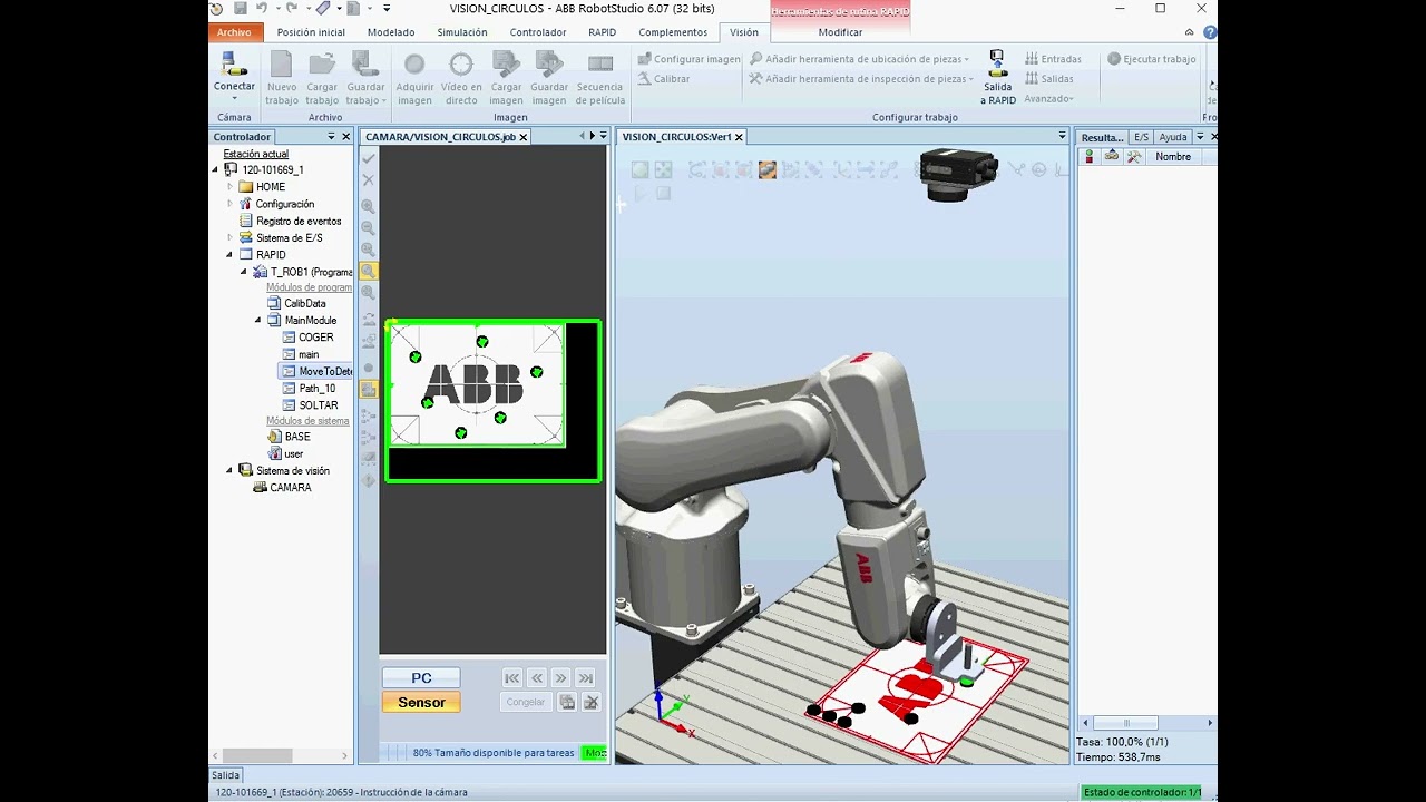VISION INTEGRADA ROBOTSTUDIO