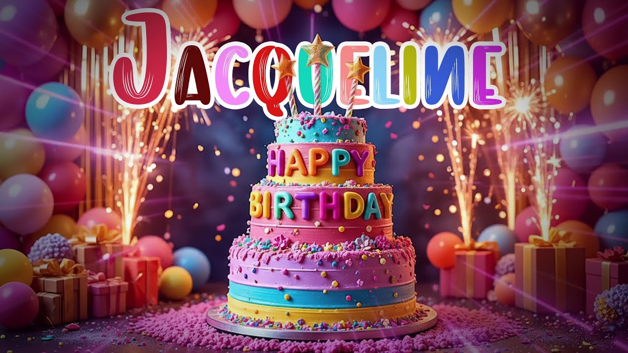 JACQUELINE BIRTHDAY SONG | YOUR SPECIAL DAY | HAPPY BIRTHDAY JACQUELINE
