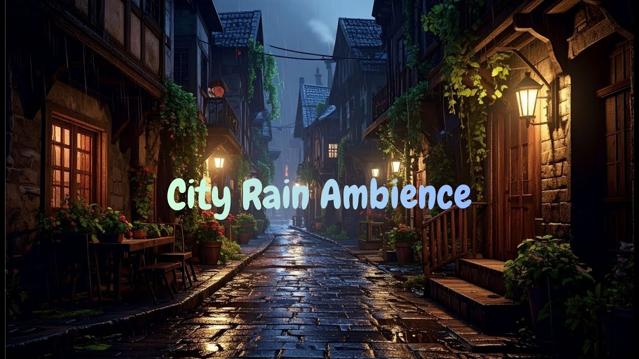 🌧️🌆 City Rain Ambience / Ambiente de Lluvia Urbana