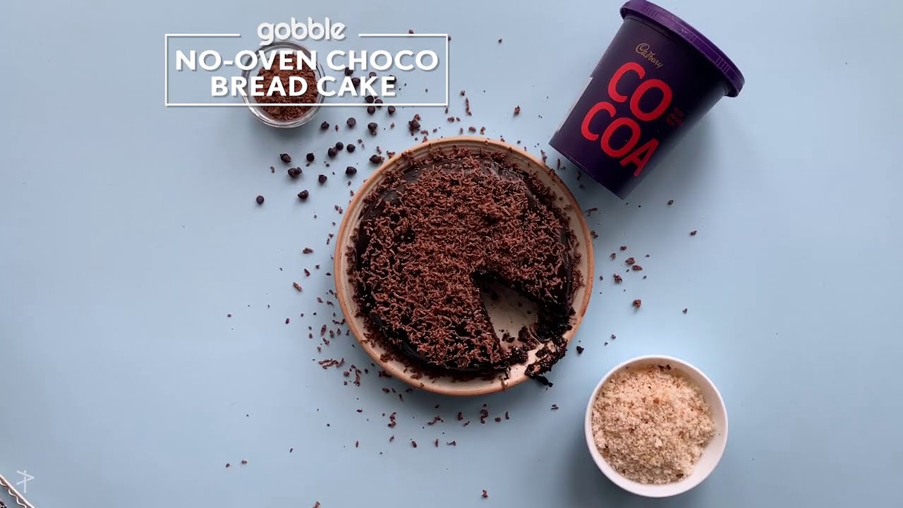 No-Oven Choco Bread Cake with Cadbury Cocoa