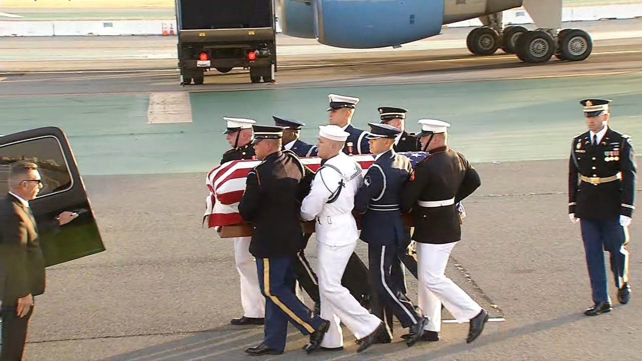 Sen. Dianne Feinstein's remains return home to San Francisco Bay Area