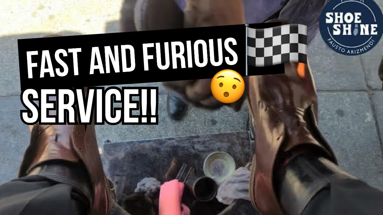 S7E20 🏁Fast & Furious🌋 Service #ASMR #shoeshine #faustoarizmendi