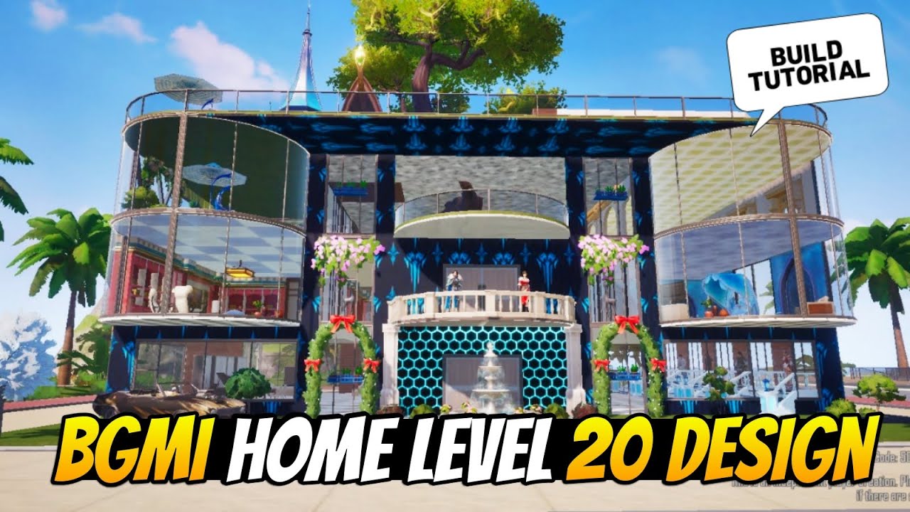BGMI Home Design Level 20 - How To Build Home In Bgmi