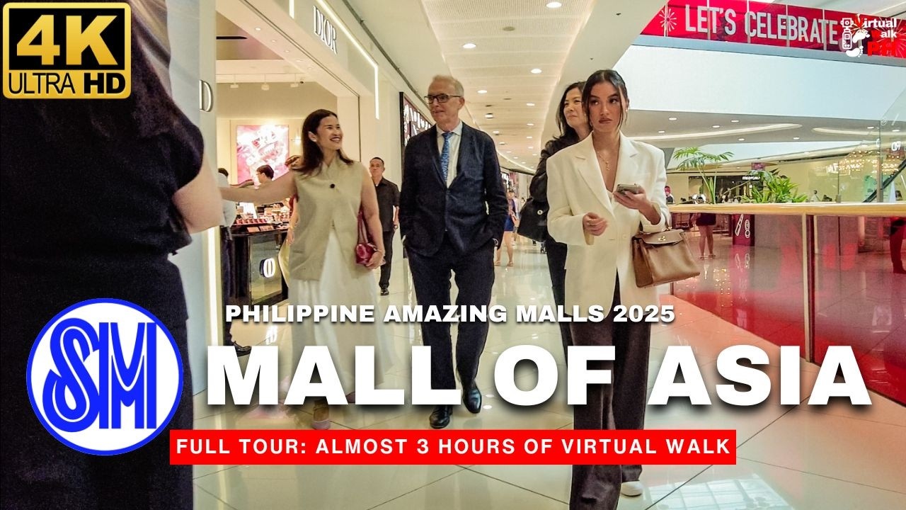 [4K] SM Mall of Asia Full Tour | Over 2 hrs Virtual Walk in the Philippines’ Largest Mall (2025)