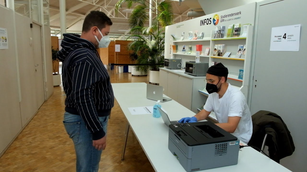 Covid Schnelltest-Zentrum an der Uni Ulm - So läuft es ab!