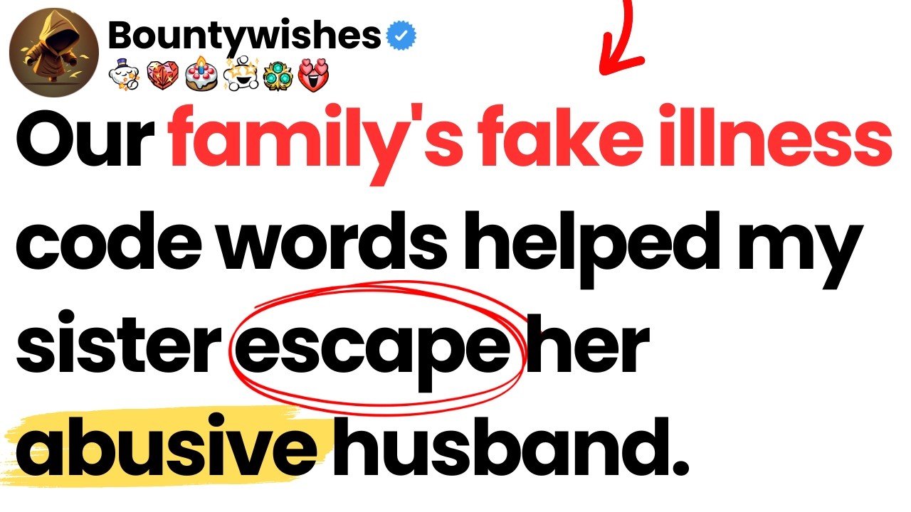 Our family's fake illness code words helped my sister escape her abusive husband.