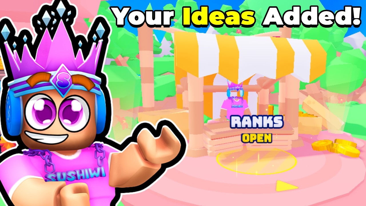 We Added YOUR Ideas Into My New Roblox Game…