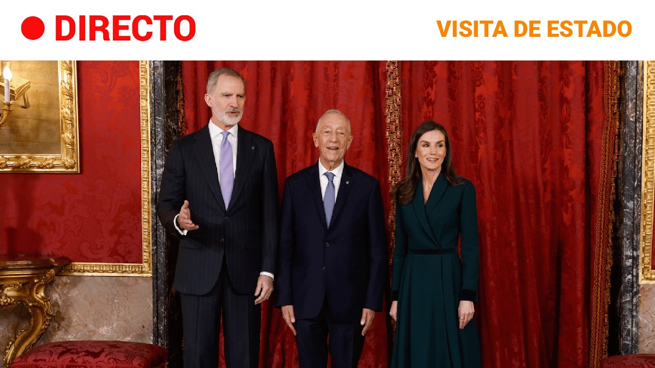 DIRECTO | DISCURSOS del rey FELIPE VI y el PRESIDENTE de PORTUGAL, REBELO de SOUSA