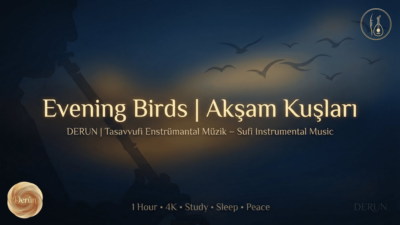 DERUN | Tasavvufi Enstrümantal Müzik – Sufi Instrumental Music for Study, Sleep & Peace (1 Hour, 4K)