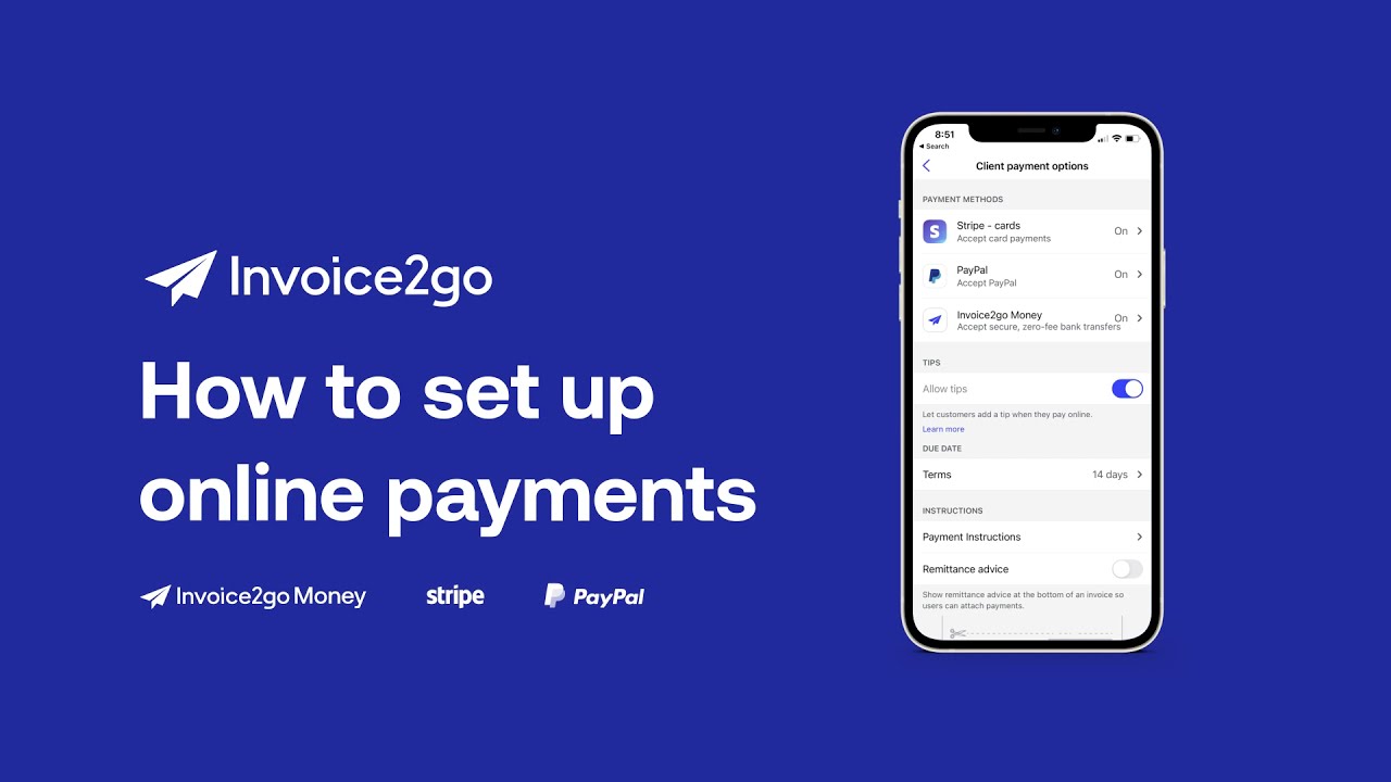 How to set up online payments