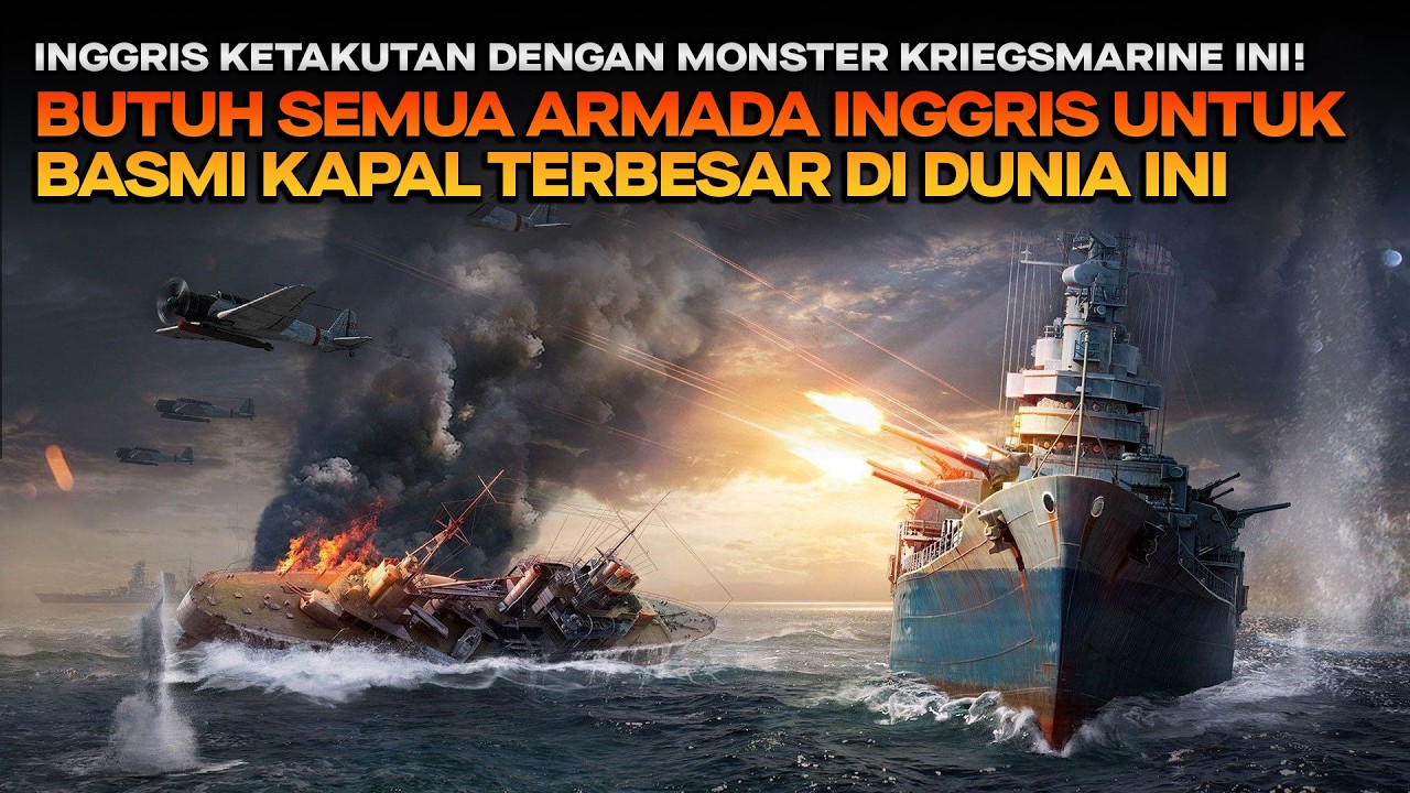 Atlantik Membara! Monster Kriegsmarine Dilepas Obrak-Abrik Seluruh Armada Inggris