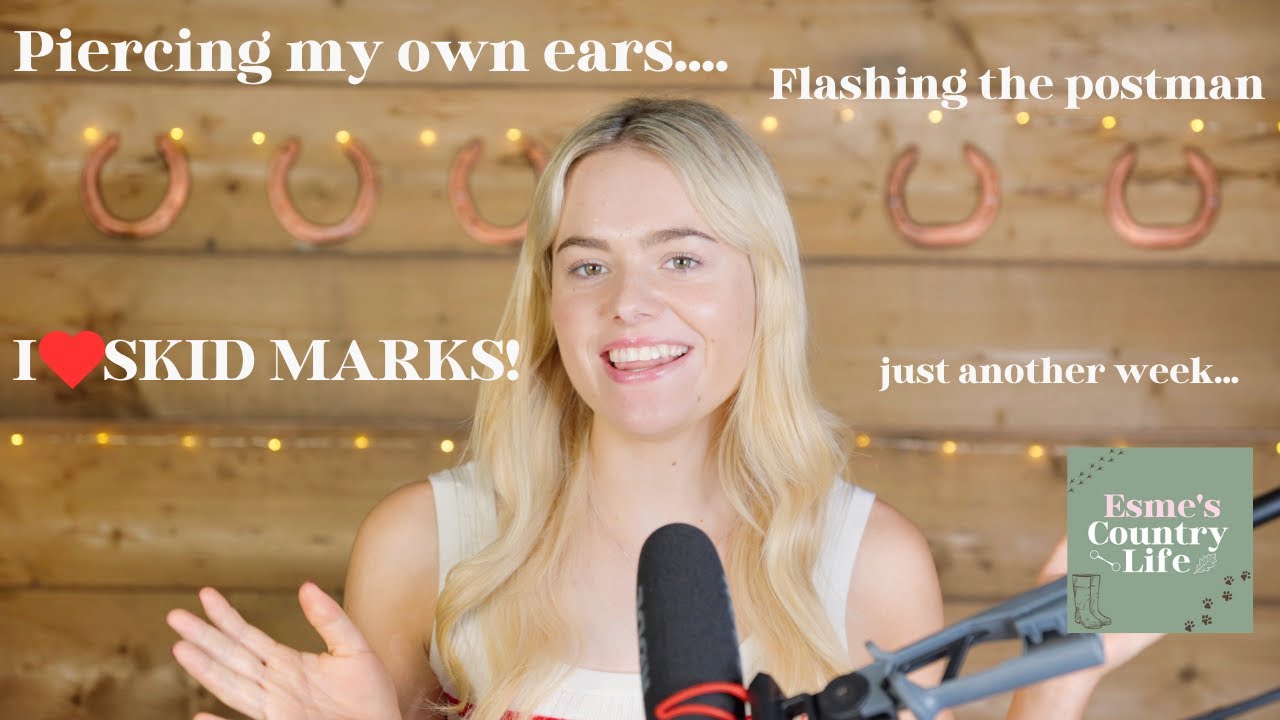 Piercing my own ears, and other embarrassing stories...