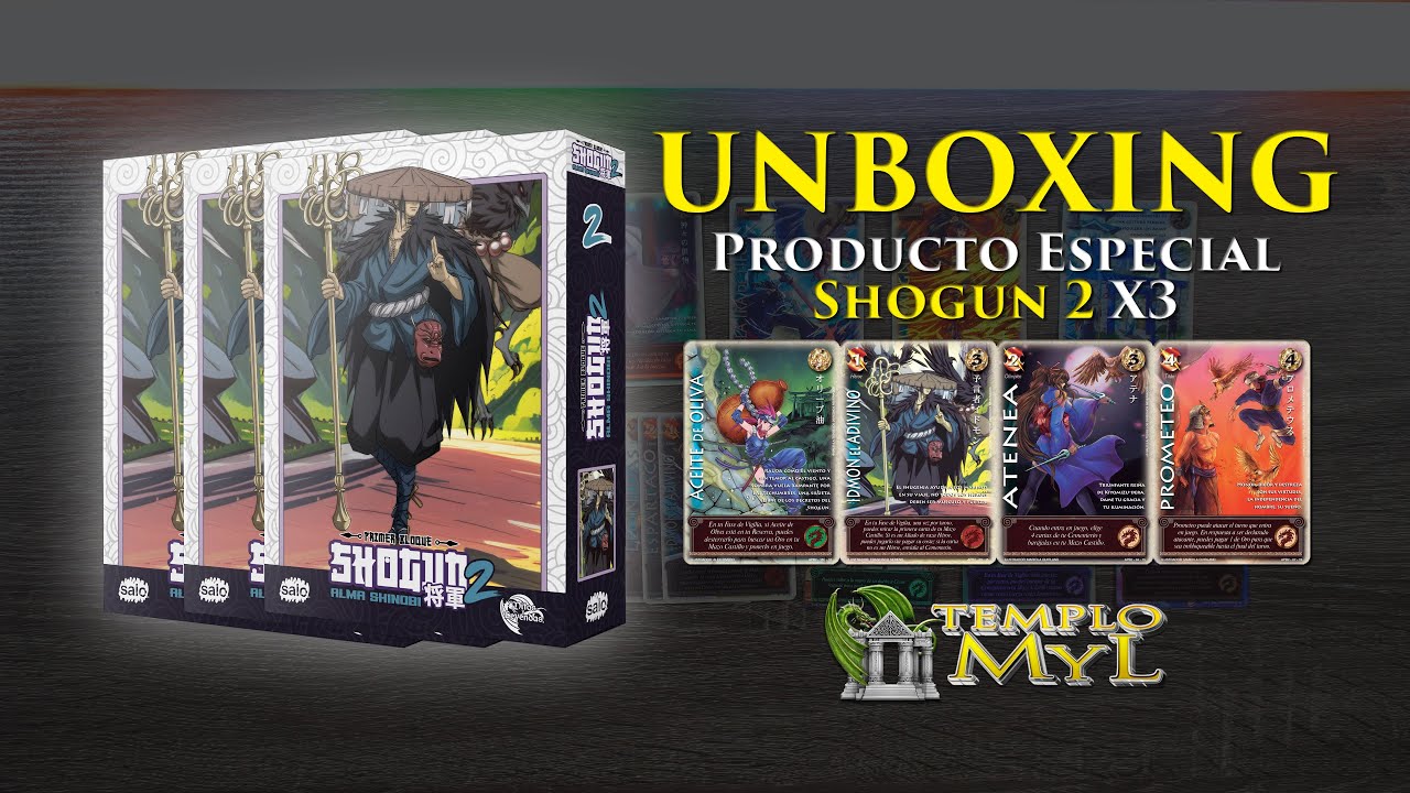 Unboxing Kit Shogun 2 Alma Shinobi x3 🏛️🐉 Templo MyL