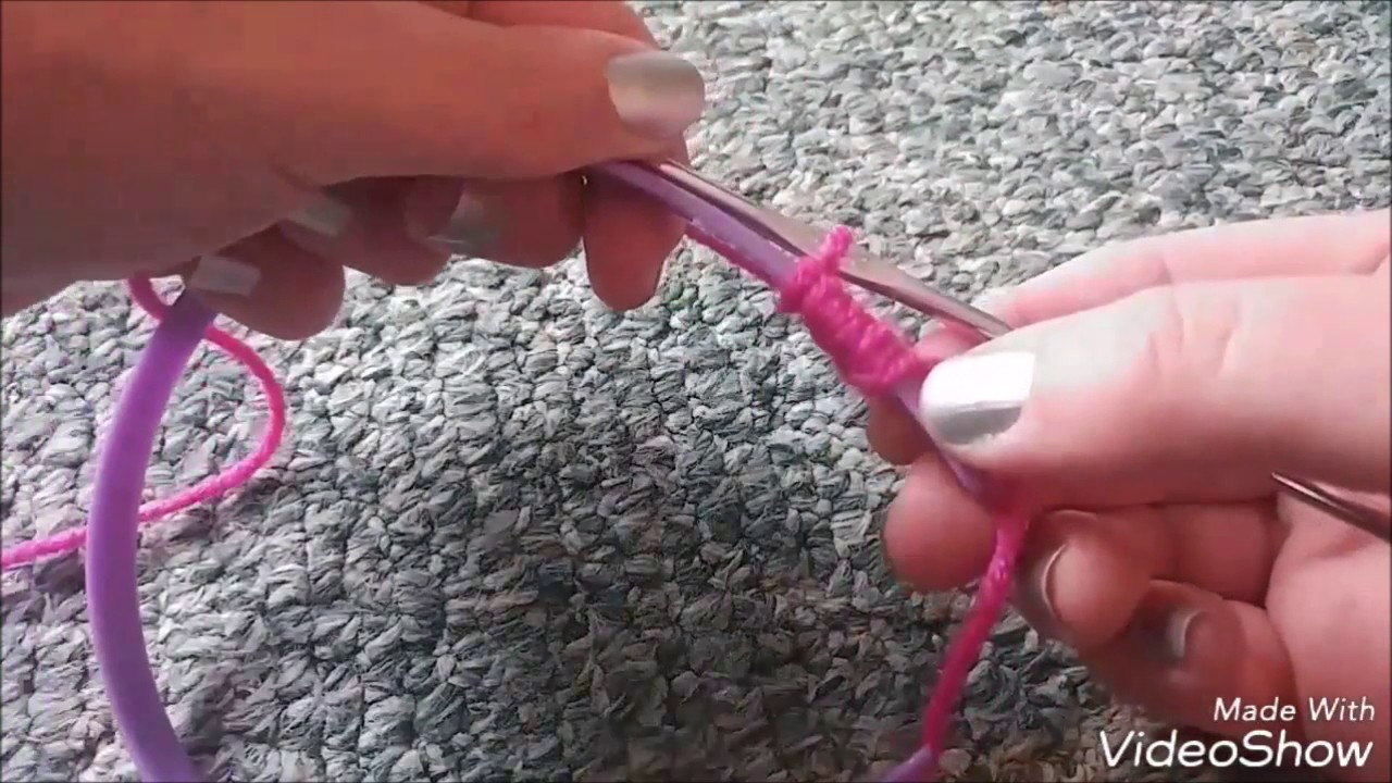 How to crochet around a headband