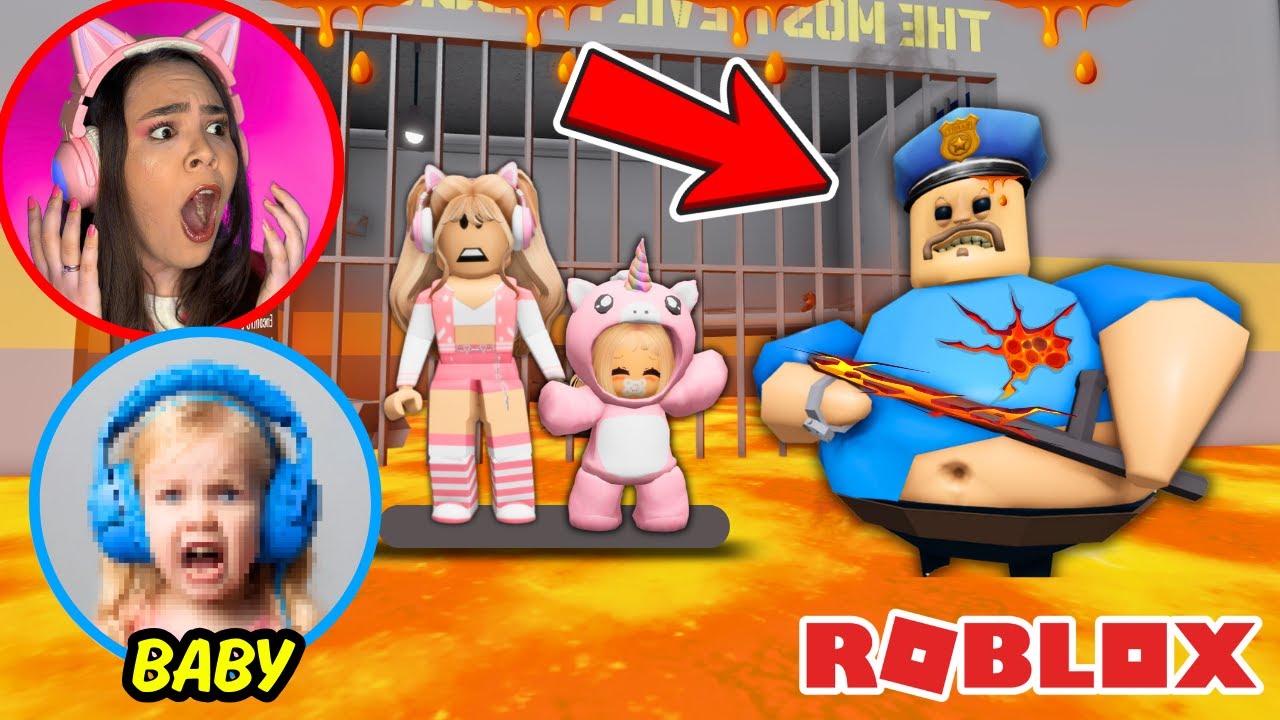 TEM MUITA LAVA na PRISÃO do BARRY no ROBLOX!