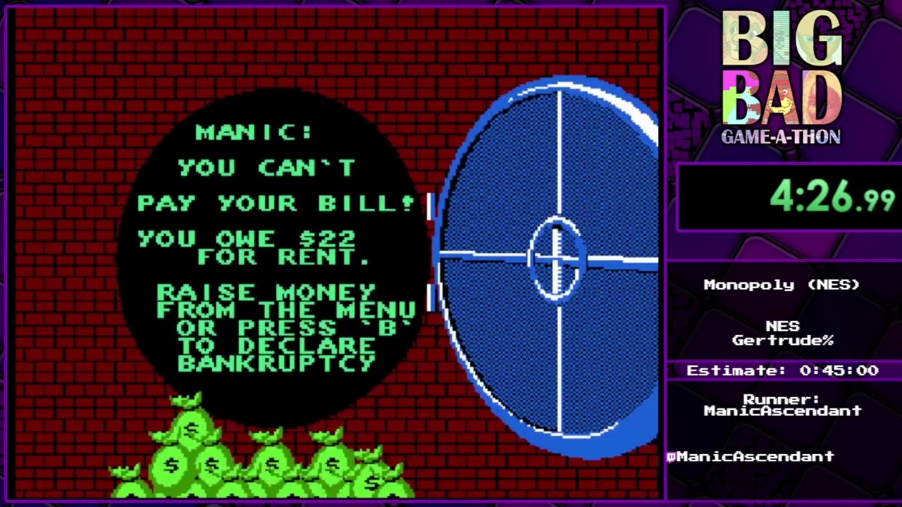 Big Bad Game-a-thon 2024: Monopoly by ManicAscendant