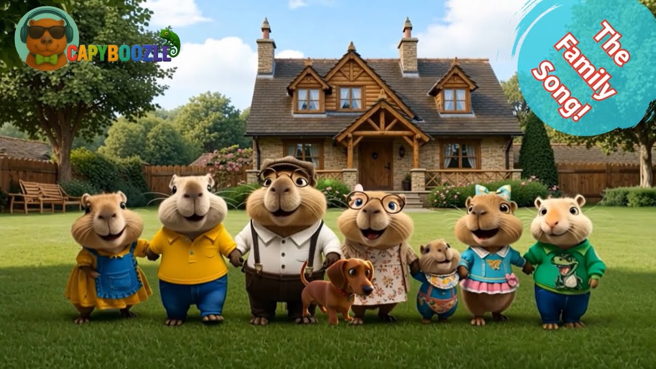 Family Adventure Song | Fun Kids Song About Family Adventures | Capyboozle