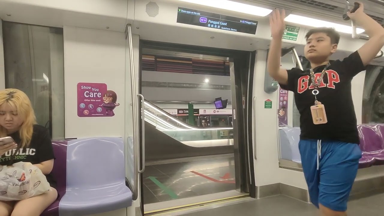 NE18 punggol coast to NE16 sengkang RC751A set 7021/7022