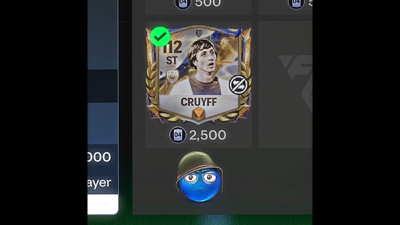Bye Bye Cruyff 🐐 #fcmobile