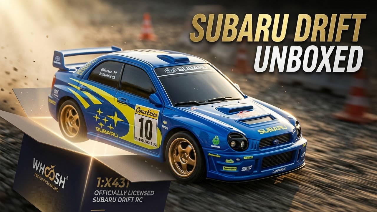 Pocket-Sized Precision: Testing the Whoosh 1:43 Subaru Drift Car