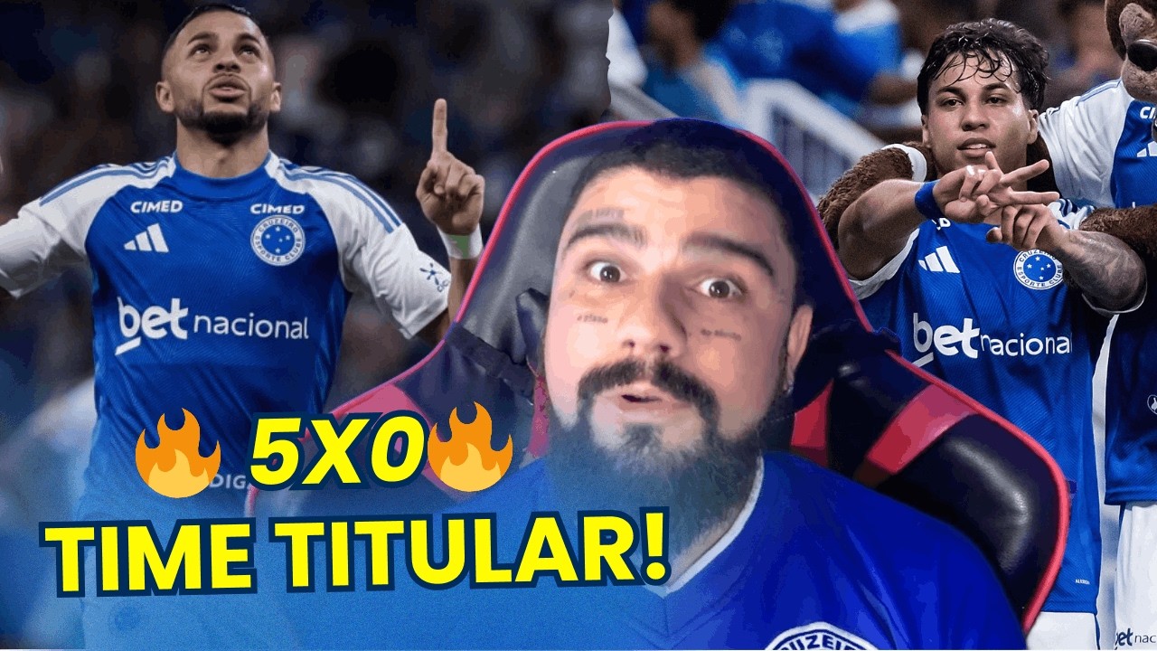 Cruzeiro atropela o Uberlândia: 5x0 na estreia do time titular!