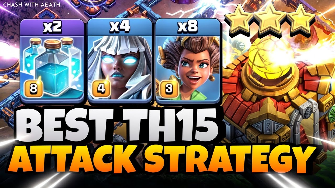 3 CRAZY TH15 Armies to CRUSH a MAX TH16 | Best TH 15 Attack Strategy in Clash of Clans
